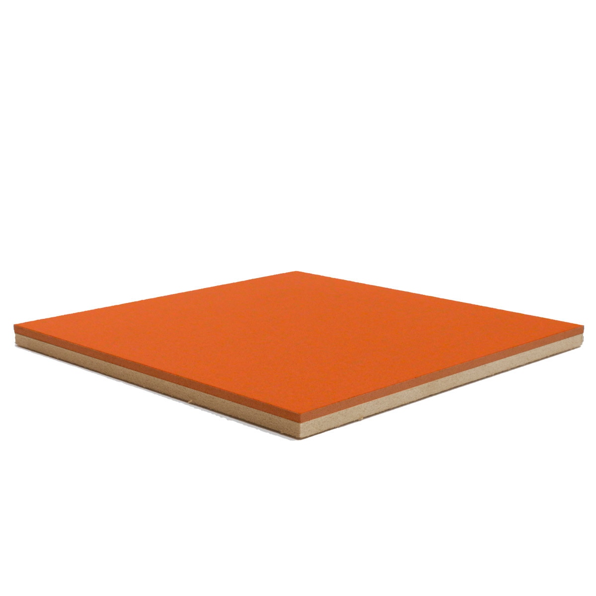 Forbo Tangerine Zest 2211 Bulletin Board cork on fiberboard backer